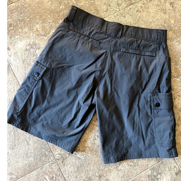 Orvis gray shorts flat front, cargo, men's 32 - Picture 3 of 6